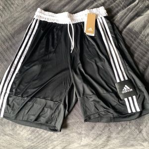 adidas basketball shorts NWT